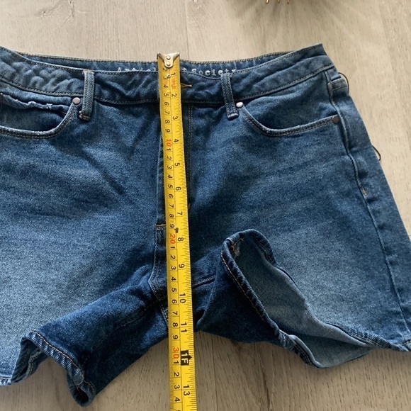 Articles of Society AOS Sunny Crest Women's Blue Jean Shorts Size 27 High waist - Picture 6 of 10